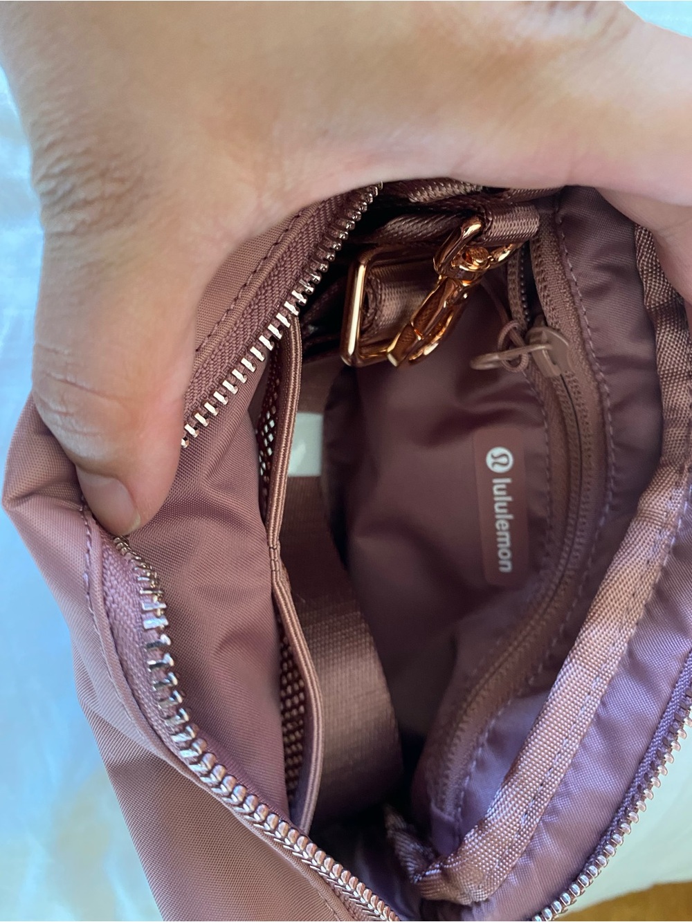lululemon athletica Compact Crossbody in Dusty Rose - Picture 7 of 9